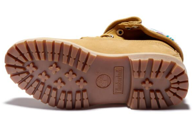 Shop (W) Timberland Roll Top Laarzen ''Wheat Pink met Geruit Print'' A2MDA231