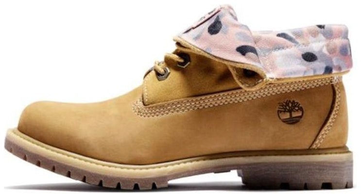 (Women) Timberland Roll Top Boots Basic 'Wheat with Dot Print' A2MF6231 Buy (Women) Timberland Roll Top Boots Basic 'Wheat with Dot Print' A2MF6231
