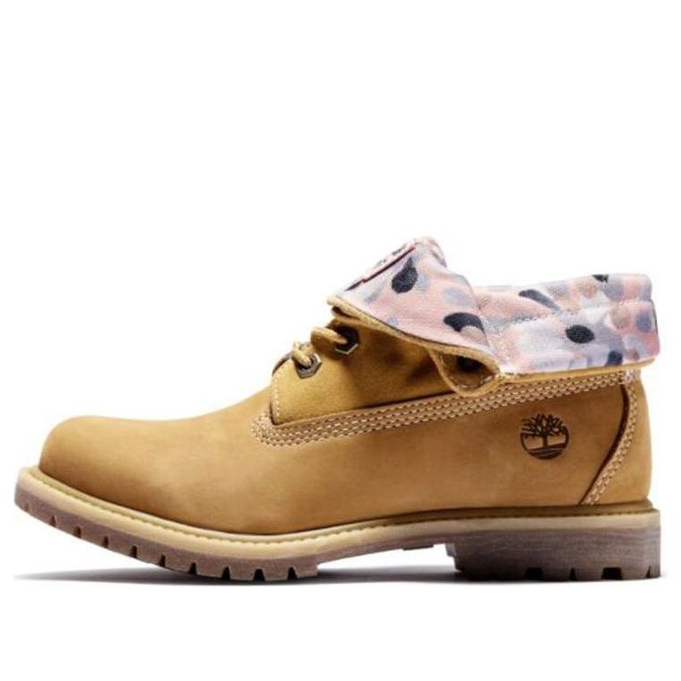 (Women) Timberland Roll Top Boots Basic 'Wheat with Dot Print' A2MF6231
