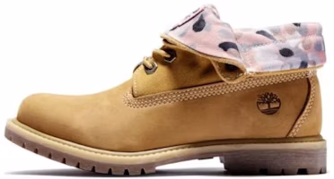 (Women) Timberland Roll Top Boots Basic 'Wheat with Dot Print' A2MF6231 (Women) Timberland Roll Top Boots Basic 'Wheat with Dot Print' A2MF6231