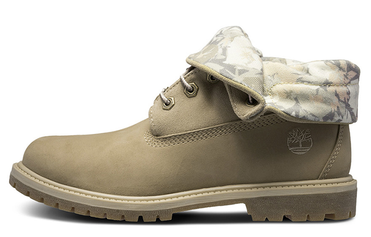 (Women) Timberland Roll Top Wide Fit Boots Basic 'Beige White Camouflage' A1URM