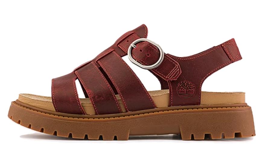 (Women) Timberland Roman Sandals 'Deep Red' A5ZKZW