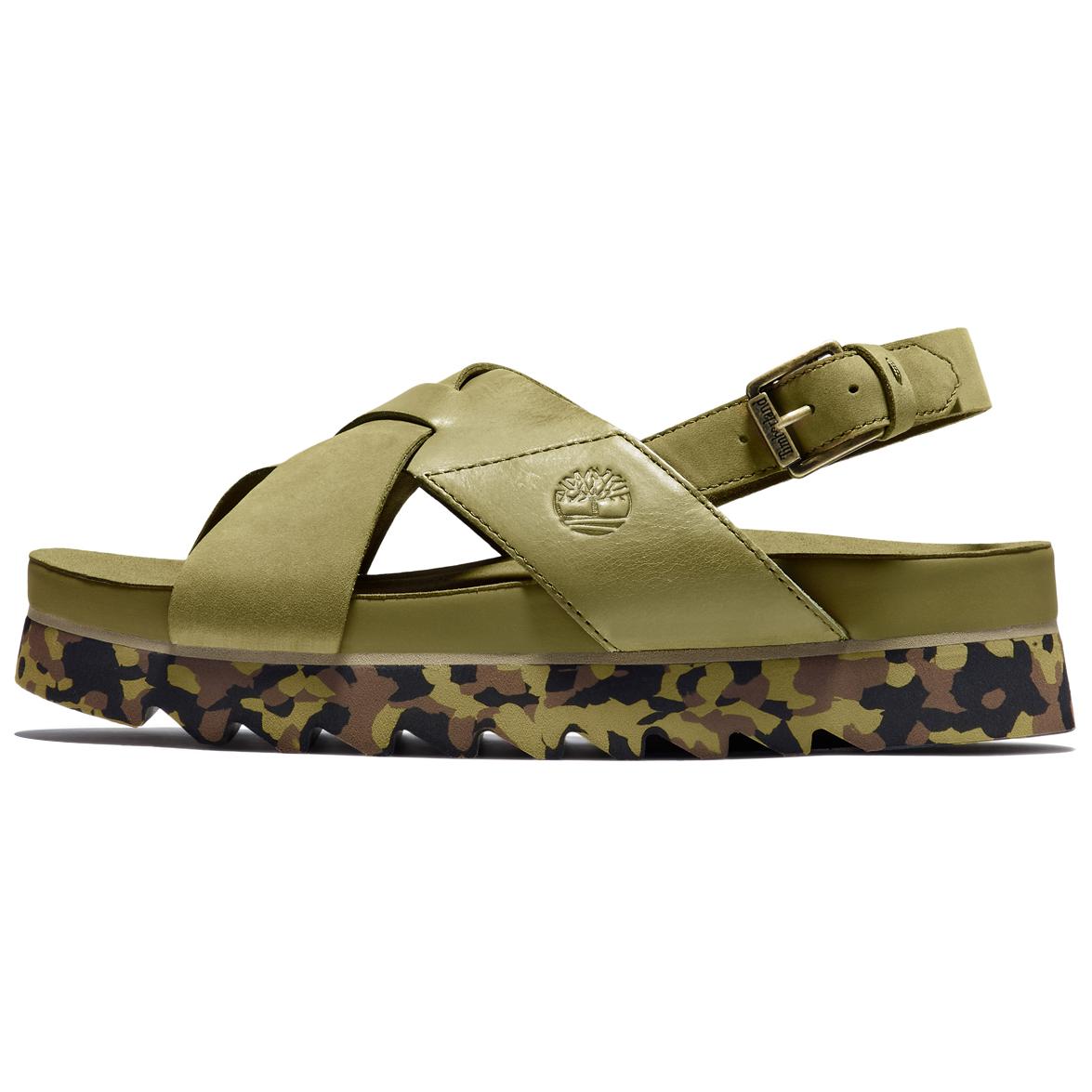 (Women) Timberland Santa Monica Sunrise 'Olive Buckle-Toe Sandal' A23FCBW0