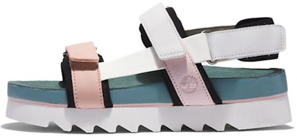 (Women) Timberland Santa Monica Sunrise 'White Green Pink' A41QX662 (Women) Timberland Santa Monica Sunrise 'White Green Pink' A41QX662