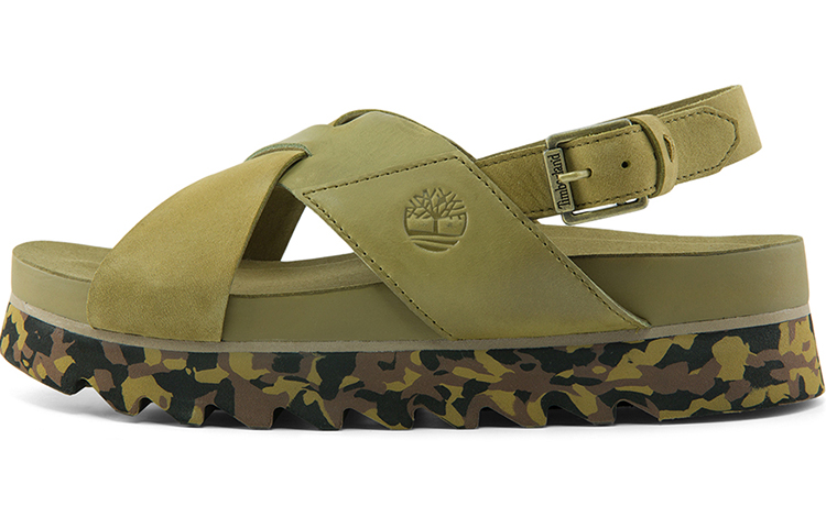 (Women) Timberland Santa Monica Sunrise X-Band Sandal 'Green' A23FCW