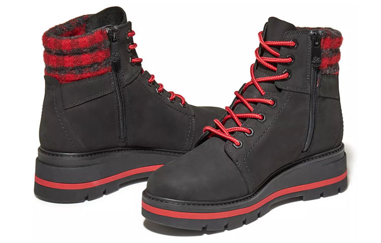 (W) Timberland Side-Zip Waterproof Boots 'Carbon Black' 圖 5
