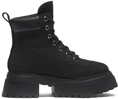 (W) 添柏岚天际6寸系带靴“黑色磨砂皮” A428J001 Order (W) 添柏岚天际6寸系带靴“黑色磨砂皮” A428J001