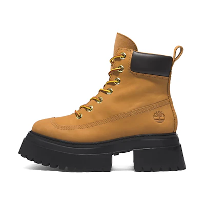 (W) Timberland Sky 6 Inch Lace Up Boots 'Wheat Nubuck'
