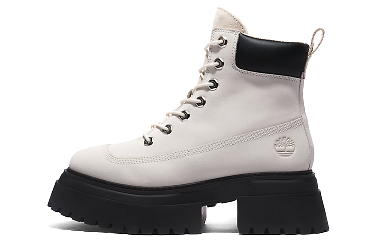 (W) Timberland Sky 6 Inch Lace-Up 'White Black'