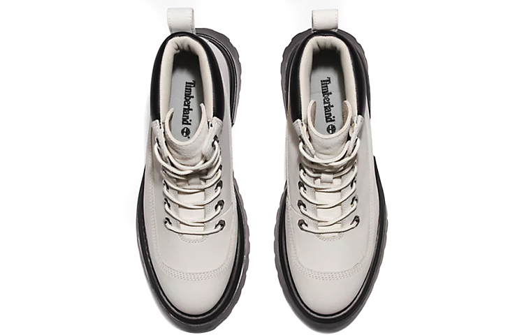 (W) Timberland Sky 6 Inch Lace-Up 'White Black' 圖 5