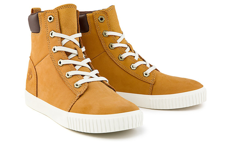Shop (Women) Timberland Skyla Bay 6 Inch Wide-Fit Boot 'Wheat Nubuck' A2C3SW