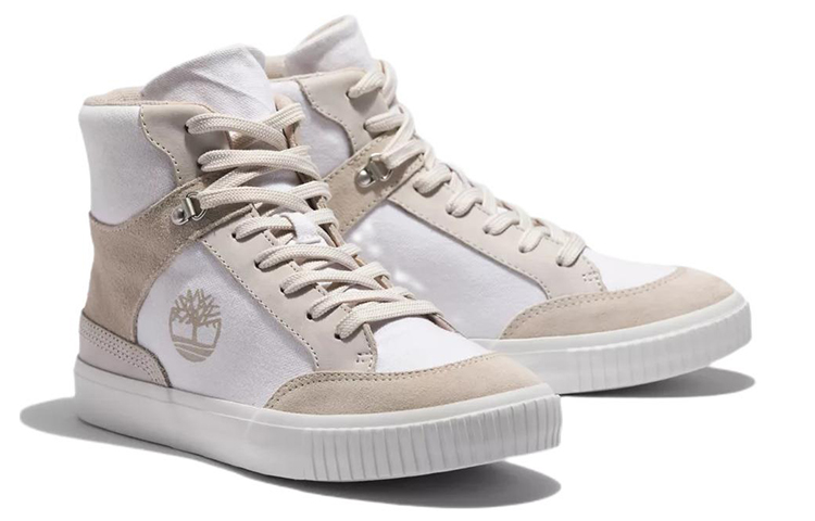 Lookbook Timberland添柏嵐 Skyla Bay Chukka 中筒 戶外靴 女款 白灰色
