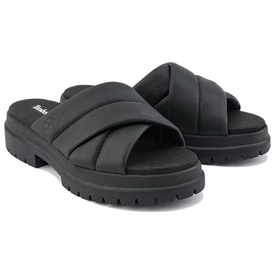 (W) Timberland Slide Sandal 'Black CMFT' 圖 3
