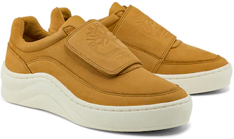 Shop 添柏岚 Timberland 魔術貼 戶外舒適休閒一腳蹬板鞋 女款 小麥色