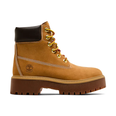 (W) Timberland Stone Street 6 Inch PRM Platform Boot 'Wheat Nubuck'