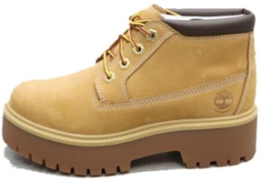 (Women) Timberland Stone Street Mid Lace Up Waterproof Chukka Boots 'Wheat Nubuck' A5RF9 (Women) Timberland Stone Street Mid Lace Up Waterproof Chukka Boots 'Wheat Nubuck' A5RF9