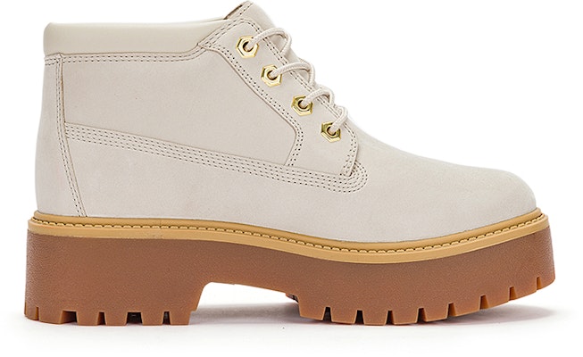 (Women) Timberland Stone Street Mid Lace Up Waterproof Boots 'White Nubuck' A64FRW Order (Women) Timberland Stone Street Mid Lace Up Waterproof Boots 'White Nubuck' A64FRW