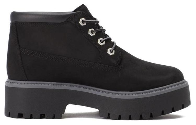 Lookbook (W) Timberland Stone Street Chukka Boots Platform Tahan Air 'Hitam Nubuck' A5REN