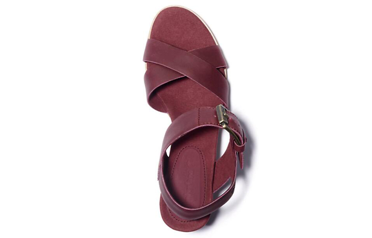 (W) Timberland Tallulah May 'Burgundy Chunky Heel Sandal' 圖 3