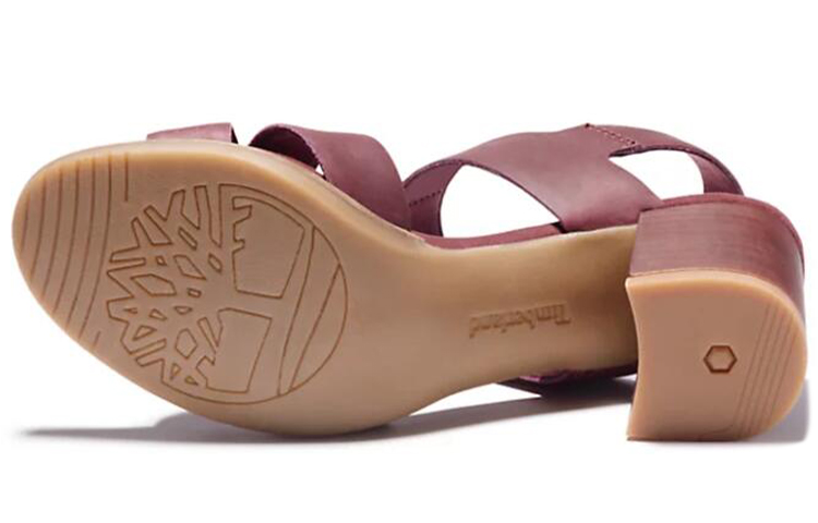 (W) Timberland Tallulah May 'Burgundy Chunky Heel Sandal' 圖 4
