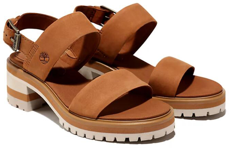 Order (W) ティンバーランド バイオレットマーシュ ブラウンレザー サンダル A1VR2F13