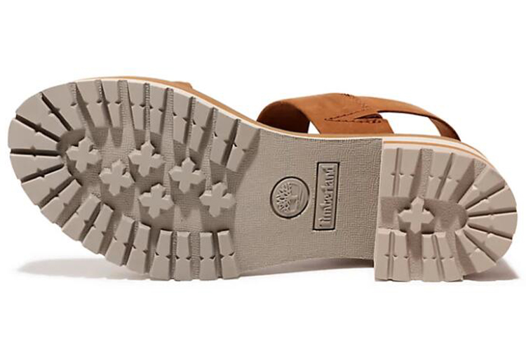 Shop (W) ティンバーランド バイオレットマーシュ ブラウンレザー サンダル A1VR2F13