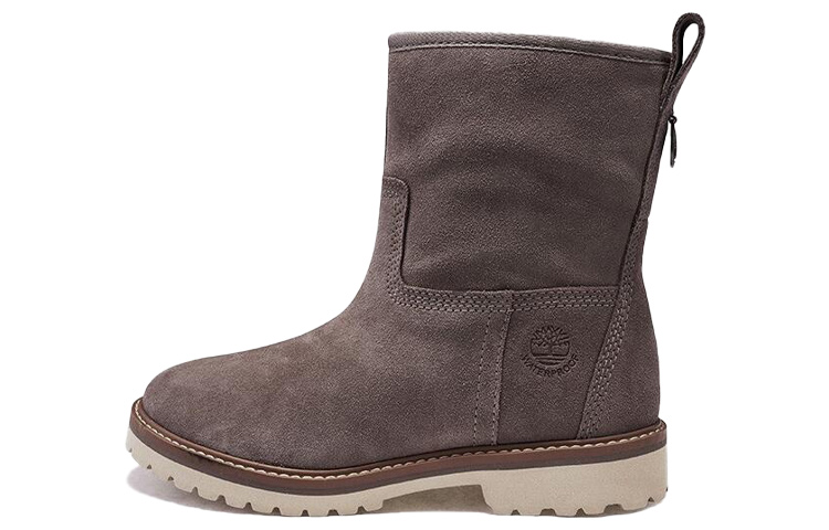 (W) Timberland Warm Lined Outdoor Boots 'Wide Edition - Grey Brown'