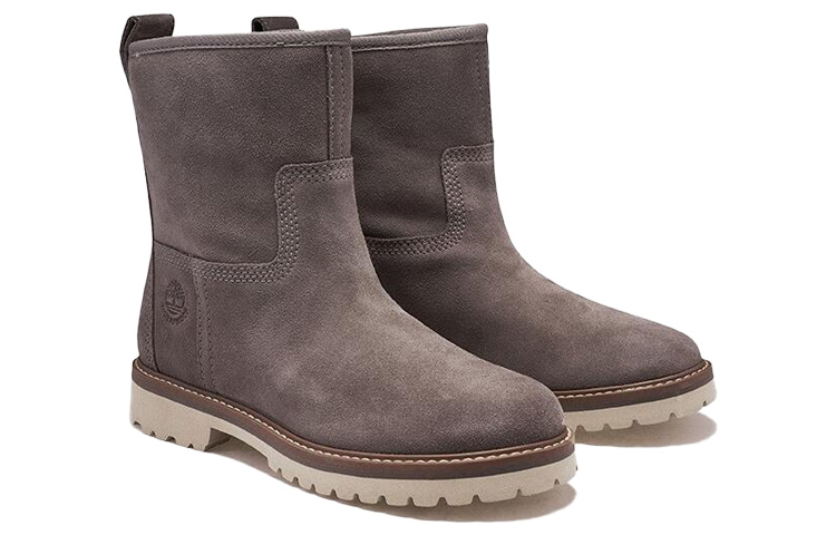 (W) Timberland Warm Lined Outdoor Boots 'Wide Edition - Grey Brown' 圖 3