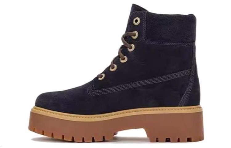 (Women) Timberland Waterproof Durable Outdoor Boots - Short Blue A62PVW