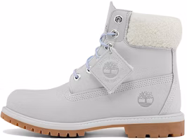 (Women) Timberland Premium 6 Inch Waterproof Boot 'Light Grey Nubuck' A2JR1 (Women) Timberland Premium 6 Inch Waterproof Boot 'Light Grey Nubuck' A2JR1