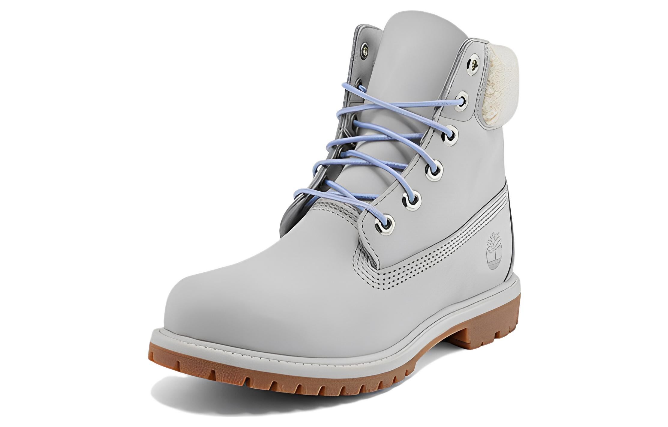 Timberland sold 6IN PREMIUM Junior Grey 0A43B2 Waterproof Boots Size 5 Y = 6.5 Women