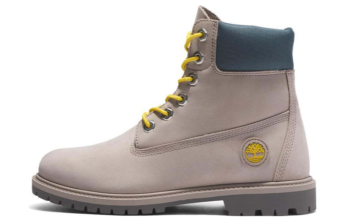 (Women) Timberland Waterproof Mid-Top Outdoor Boots 'Grey' A5M8ZK51