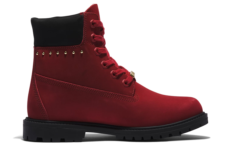 Order Timberland添柏嵐 防水耐磨戶外靴 女款 深紅色