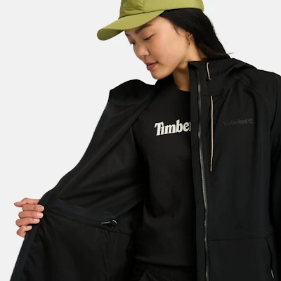 (W) Timberland Jaket Hiking Outdoor Waterproof Windproof Hitam A5ZA7-001 Sizing (W) Timberland Jaket Hiking Outdoor Waterproof Windproof Hitam A5ZA7-001