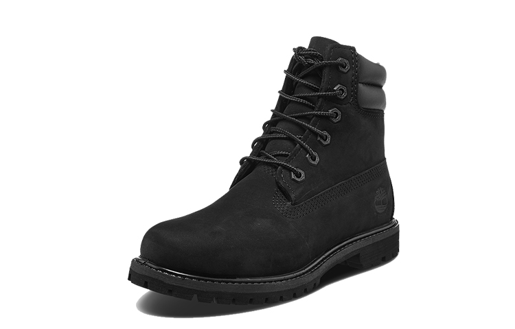 Order (W) Timberland Waterville Sepatu Boots Tahan Air 6-Inci 'Hitam' A15QY