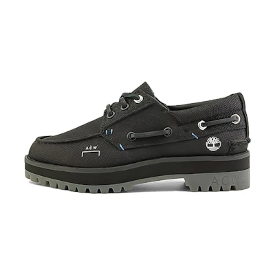 (W) Timberland A-COLD-WALL 3 Eye Lug Boat Shoe 'Black'