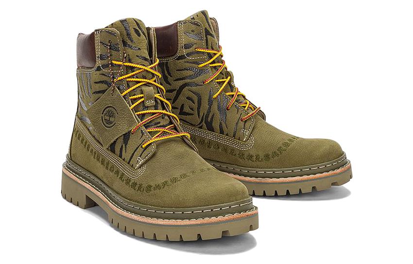 Lookbook (W) Bota Timberland x CLOT Future73 Timberloop de 6 pulgadas 'Verde Oliva' A66KU