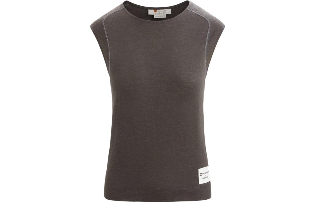 (Women) Timberland x ICEBREAKER Sleeveless Tank Top Deep Gray A6J65DV1