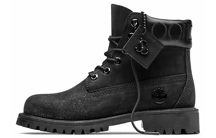 (Women) Timberland x Jimmy Choo 6 Inch Premium Boot 'Black Glitter' A2JDZ