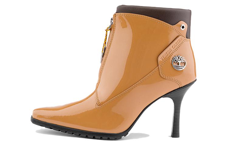(Women) Timberland x Veneda Carter Zip Boots 'Wheat Patent Leather' A69SQW