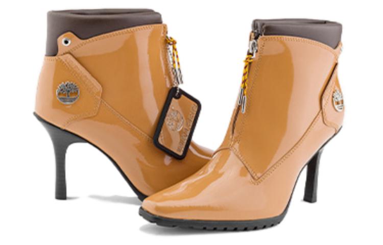 Lookbook (W) Botas Timberland x Veneda Carter con Cremallera 'Cuero Charol Trigo' A69SQW