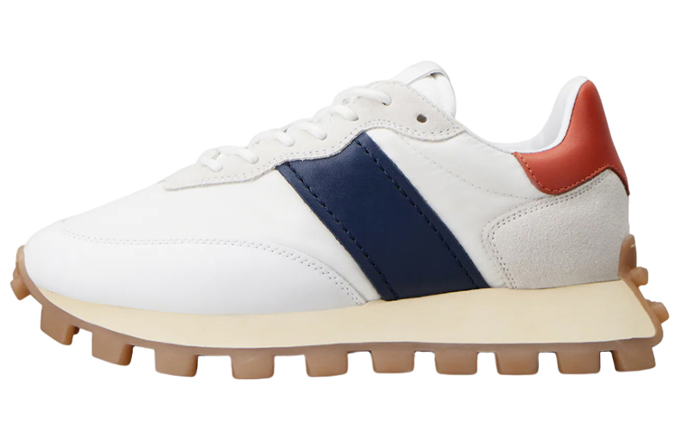 (W) TOD'S 1T Leather Low 'White Blue'