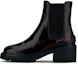 Buy TOD‘S 牛皮踝靴 女款 酒紅色