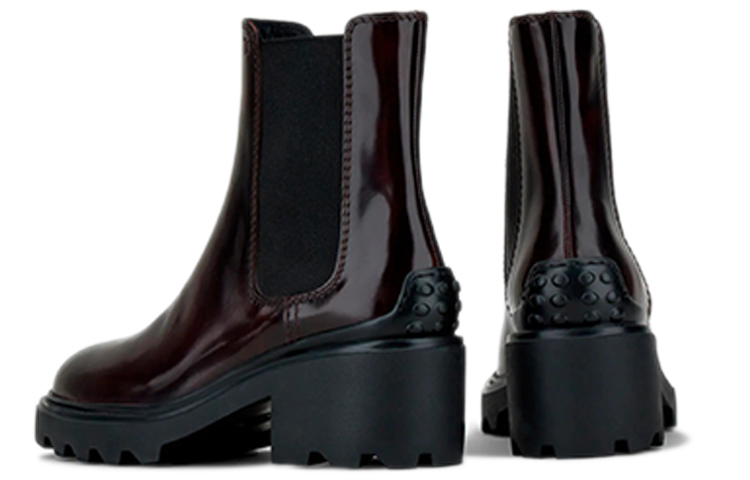 (W) TOD'S Ankle Boot 'Burgundy Leather' 圖 4