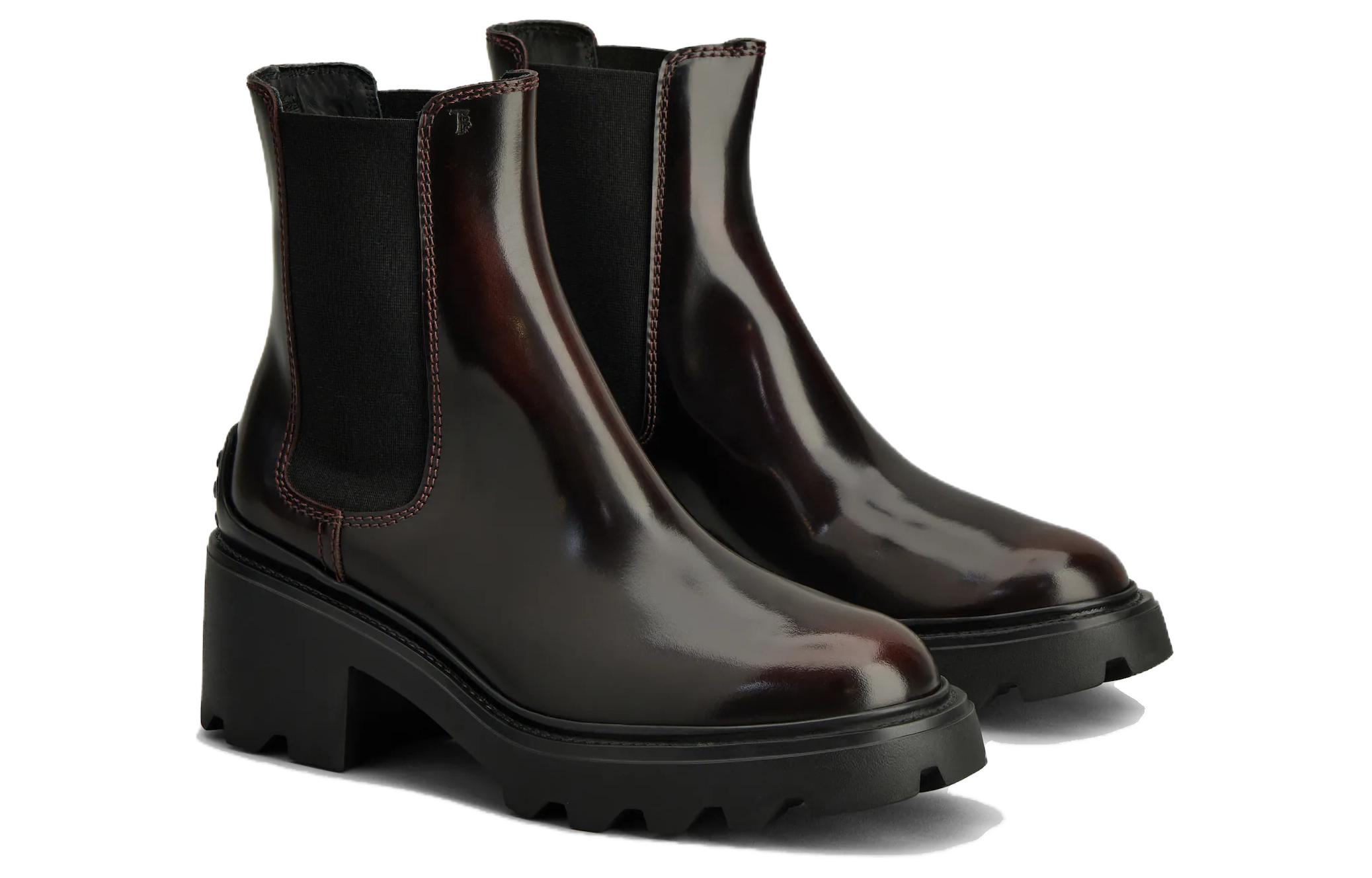 (W) TOD'S Ankle Boot 'Burgundy Leather' 圖 5