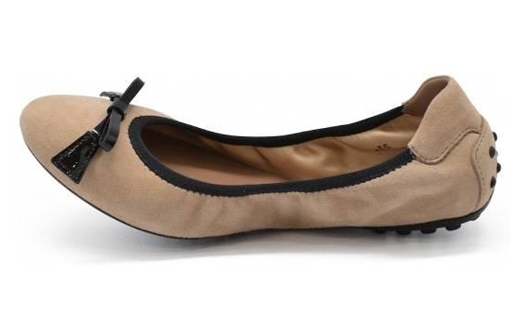 (W) TOD's Ballet Flat 'Beige'