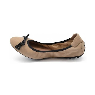 (W) TOD's Ballet Flat 'Beige'