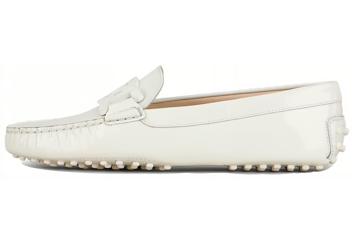 Buy (W) TOD''S City Gommino ''Eenvoudig Patent Wit'' XXW00G0DN23OW0C016