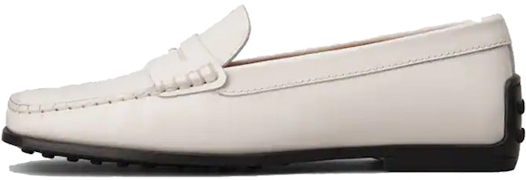 (Women) TOD'S City Gommino Low 'White Leather' XXW42K00010RXNB015 (Women) TOD'S City Gommino Low 'White Leather' XXW42K00010RXNB015