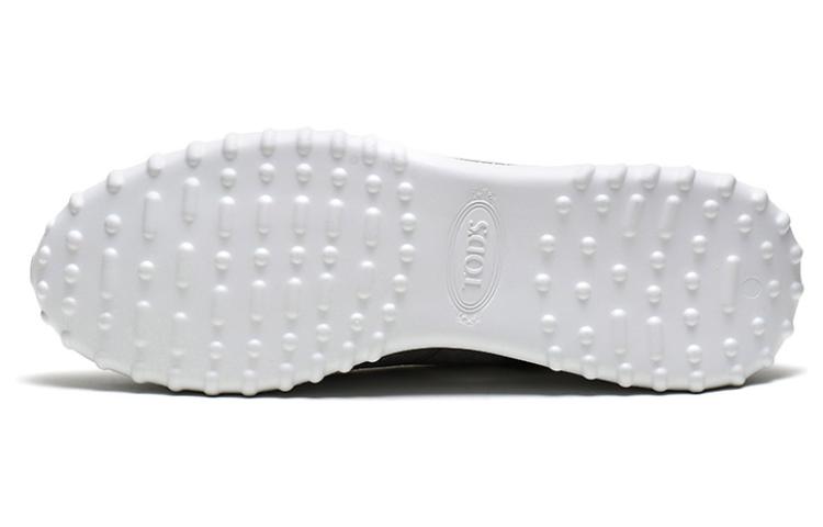 (W) TOD'S Fabric and Leather Sneaker 'Silver Grey' 圖 6